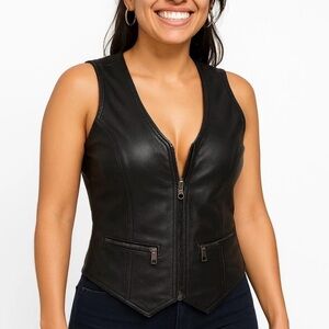 Vintage Wilsons Leather Halter Vest – Size M